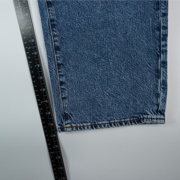 Buffalo David Bitton Jeans Mens 38x32 Ben Stretch Relaxed Tapered Medium Wash - Picture 11 of 13